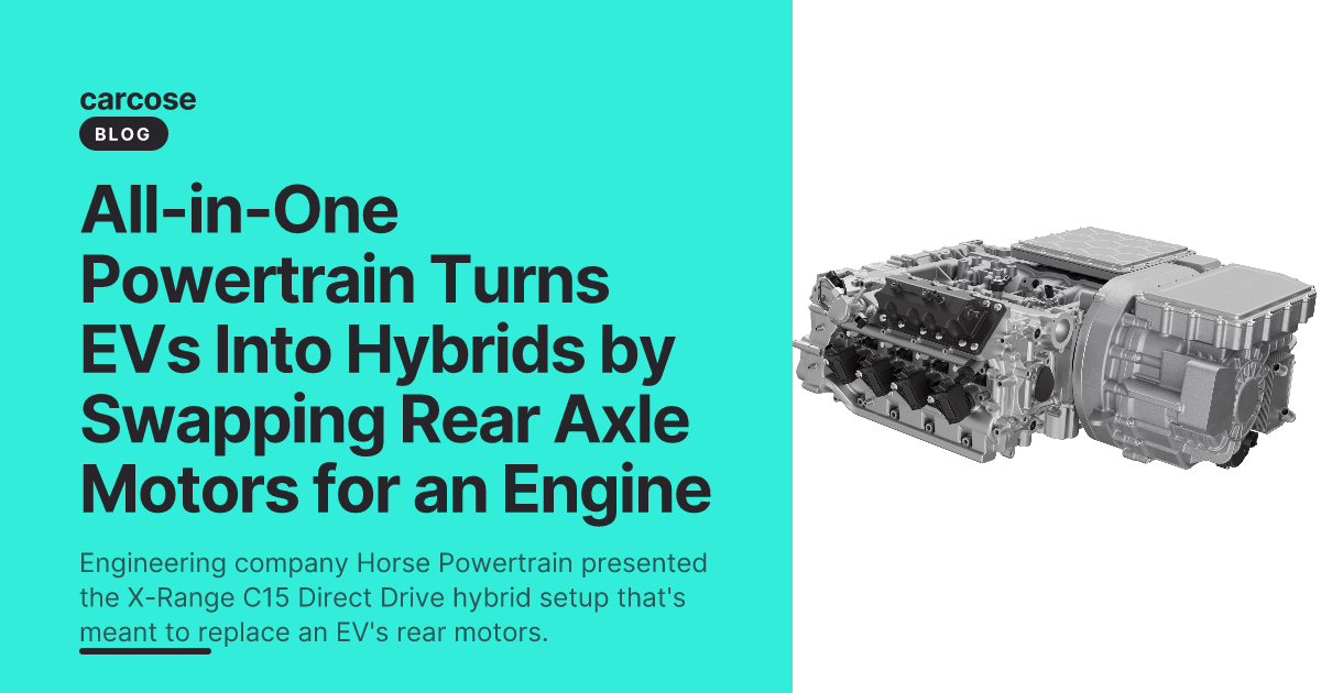 All-in-One Powertrain Turns EVs Into Hybrids by Swapping Rear Axle ...
