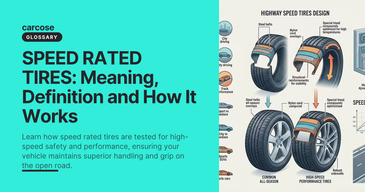 SPEED RATED TIRES: Meaning, Definition and How It Works