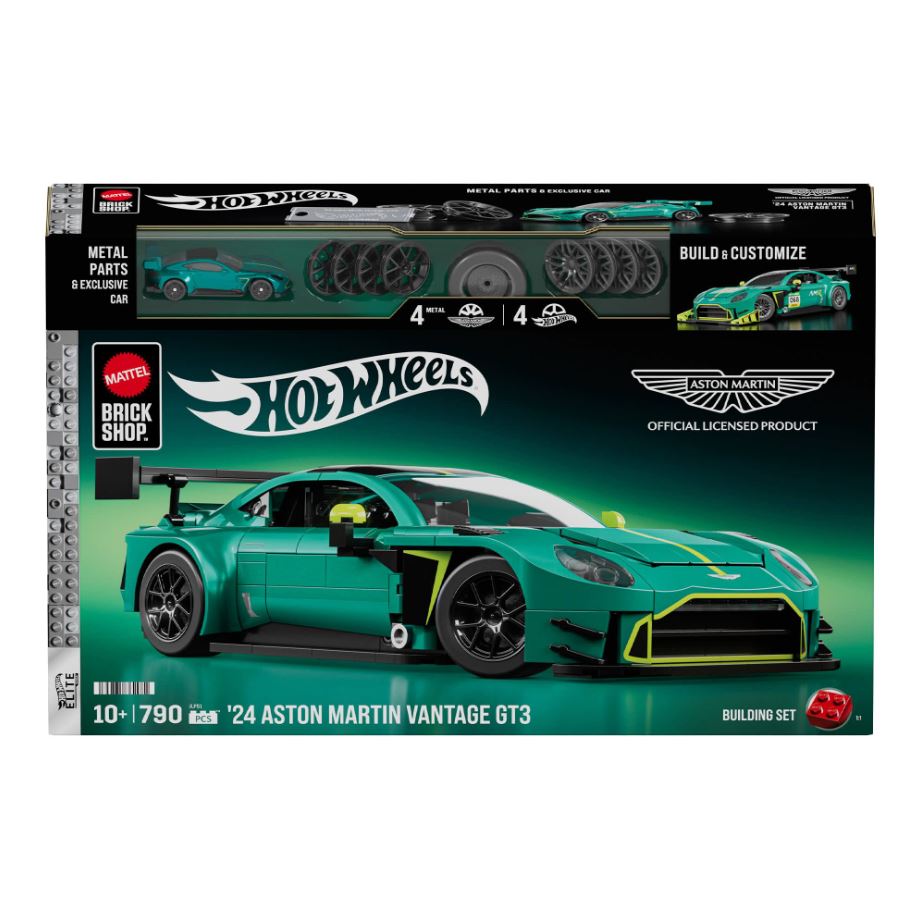 Object 790 El nuevo Hot Wheels Aston Martin Vantage GT3 presenta 790 piezas de la ...